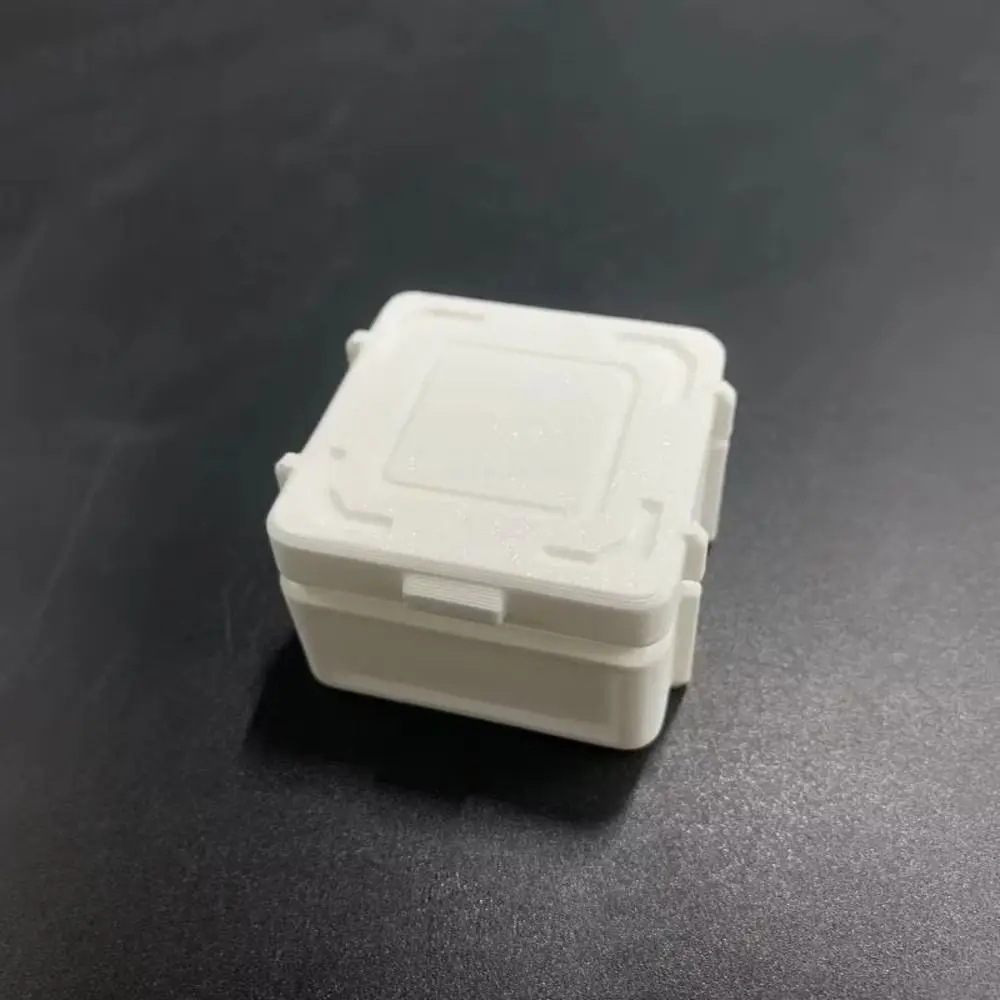 1Pcs Stackable Design Small Hardware Storage Box PET Material Sealed Bayonet Lid Stackable Storage Box Compact Size