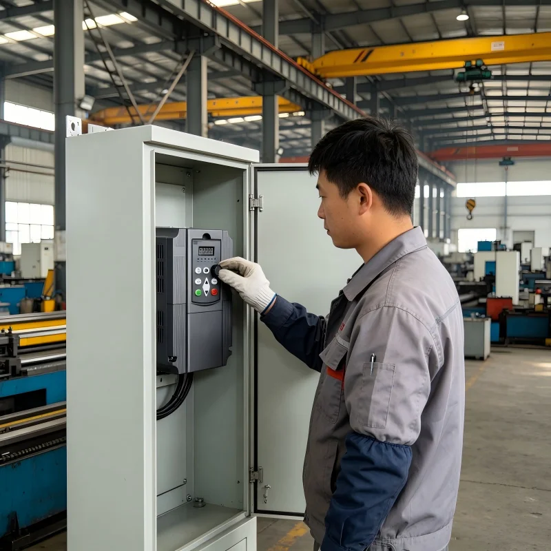 Frequency Inverter 4KW VFD 3Ph Speed control input Output 380V 50/60Hz Motor Drive VFD for Lathe 3 Phase Asynchronous Motor