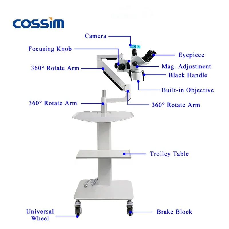 Cheap Portable Microscope Zumax Microscope with LED Light Sources and Long Working Distance