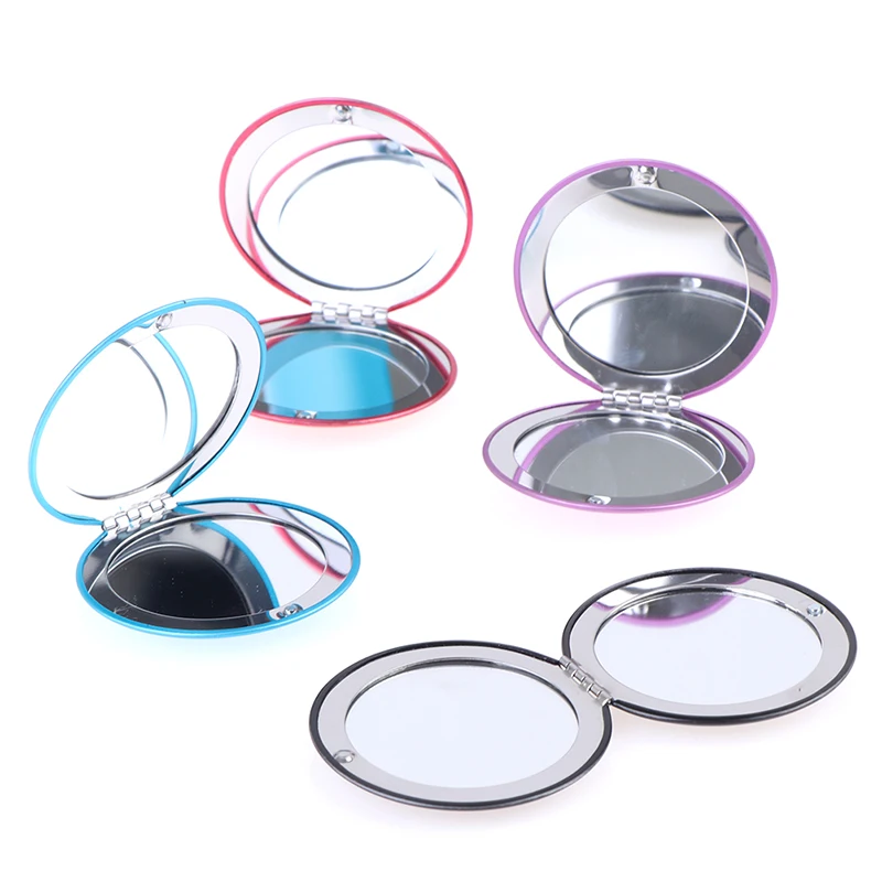 cashou112 Small Makeup Mirror Cosmetic Magnifying Make Up Mirror for Purse Travel Bag Home Office Mirror