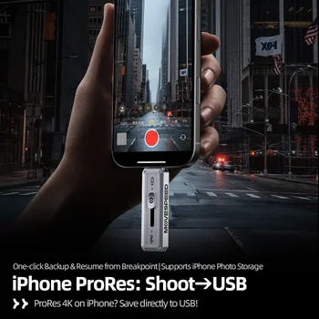 MOVESPEED 2100MB/s 2TB 1TB USB隨身碟 20Gbps USB3.2 Gen2x2 Type C 固態USB 512G 256G 適用於 iPhone ProRes 6 最佳銷售 2TB USB - №5