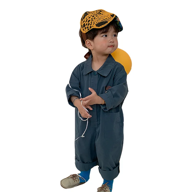 Children\'s Jumpsuits Spring and Summer 2022 New Cute Embroidered Jumpsuits for Boys and Girls