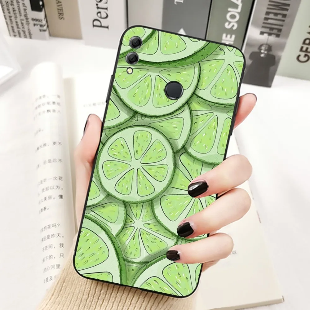 Summer Lemon art  Phone Case For Huawei Honor 10 lite 9 20 7A 9X 30 50 60 70 pro plus Soft Silicone Cover