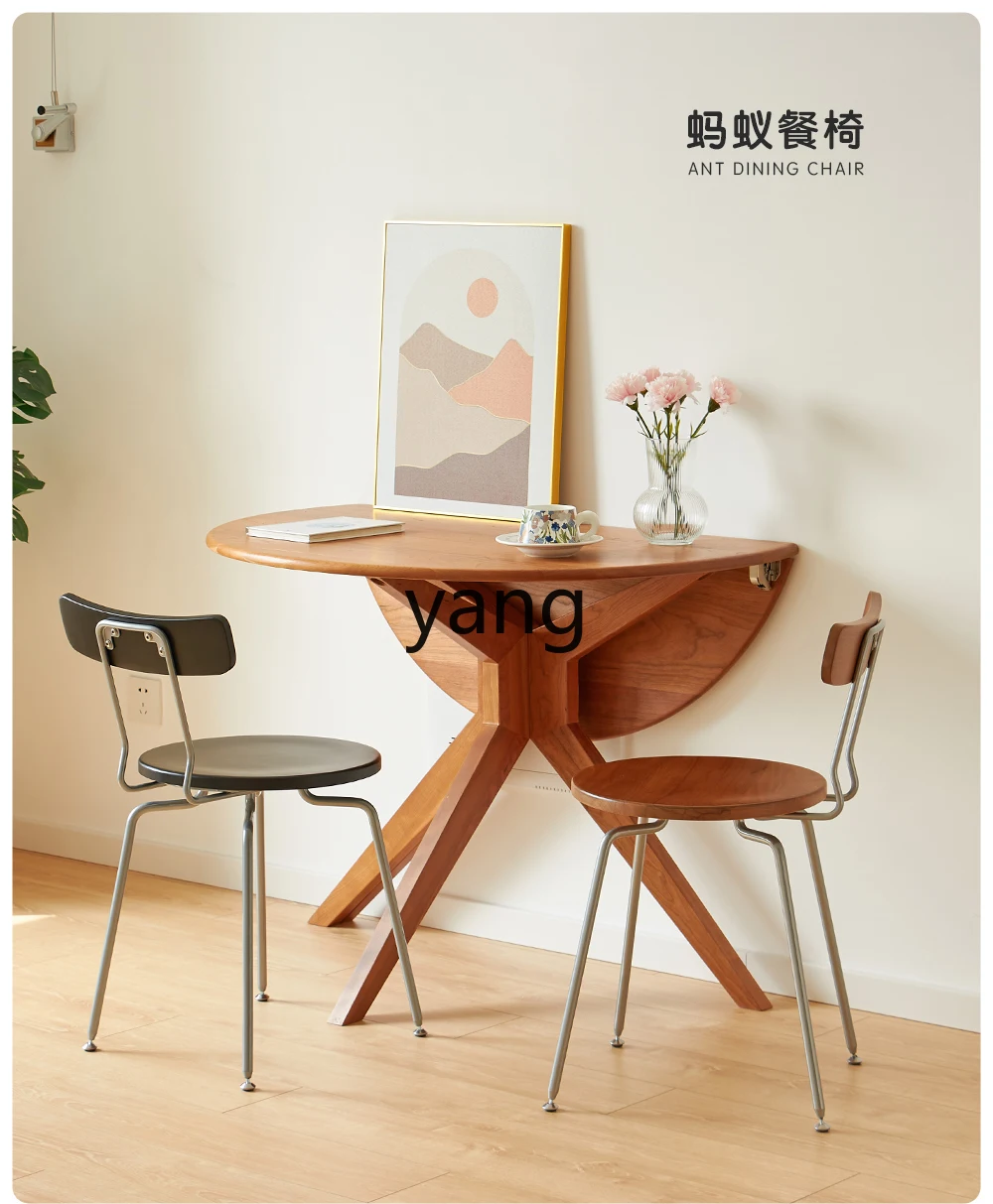 LTT Nordic retro dining chair medieval leisure chair restaurant simple Japanese-style home dining table and chairs