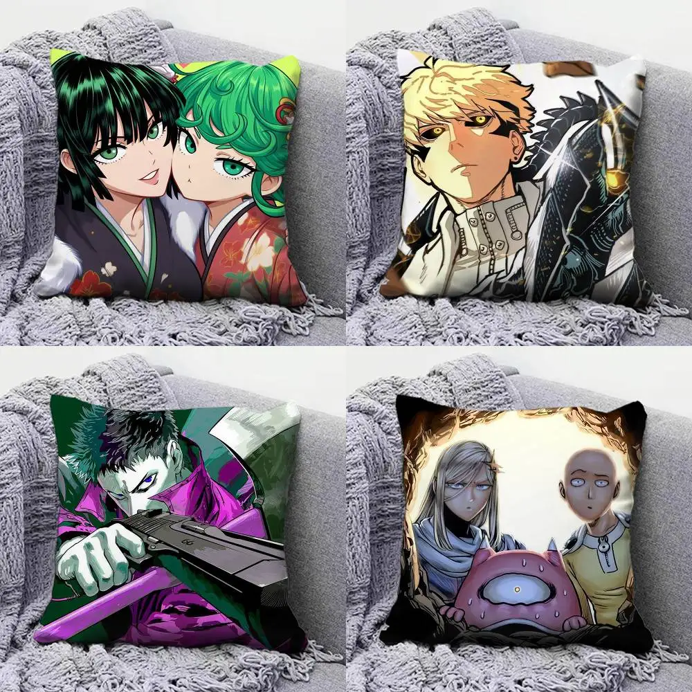 

Anime T-Tatsumaki One Punch Man Pillow Covers, Home Sofa Cushion Covers and Aecorative Custom