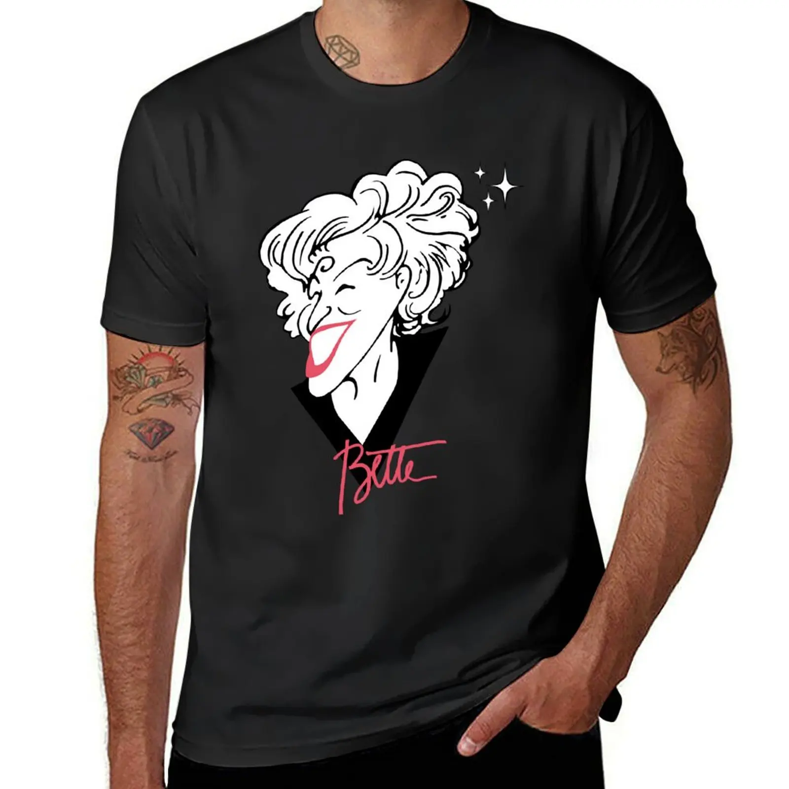 Birthday Gift Bette Comedian Midler Author Idol Gift Fot You T-Shirt Blouse cute clothes black t-shirts for men