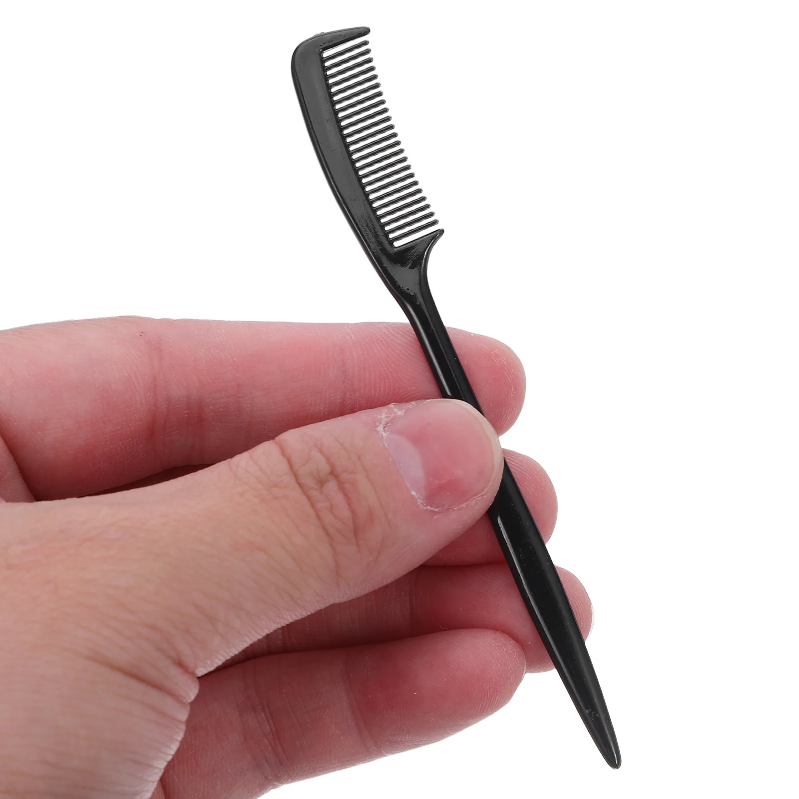 

100Pcs Mini Eyelash Comb Eyebrow Lash Separator Tool Travel Makeup Brush Small Plastic Brow Styling Comb Black