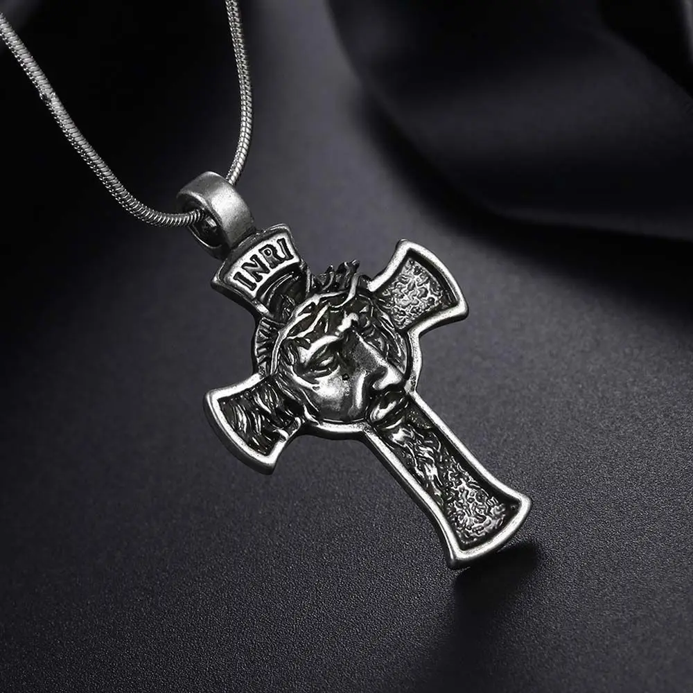 Religion Savior Religious Jesus Accessories Gift For Men Women Jewelry Pendants Choker Cross Necklace Chain