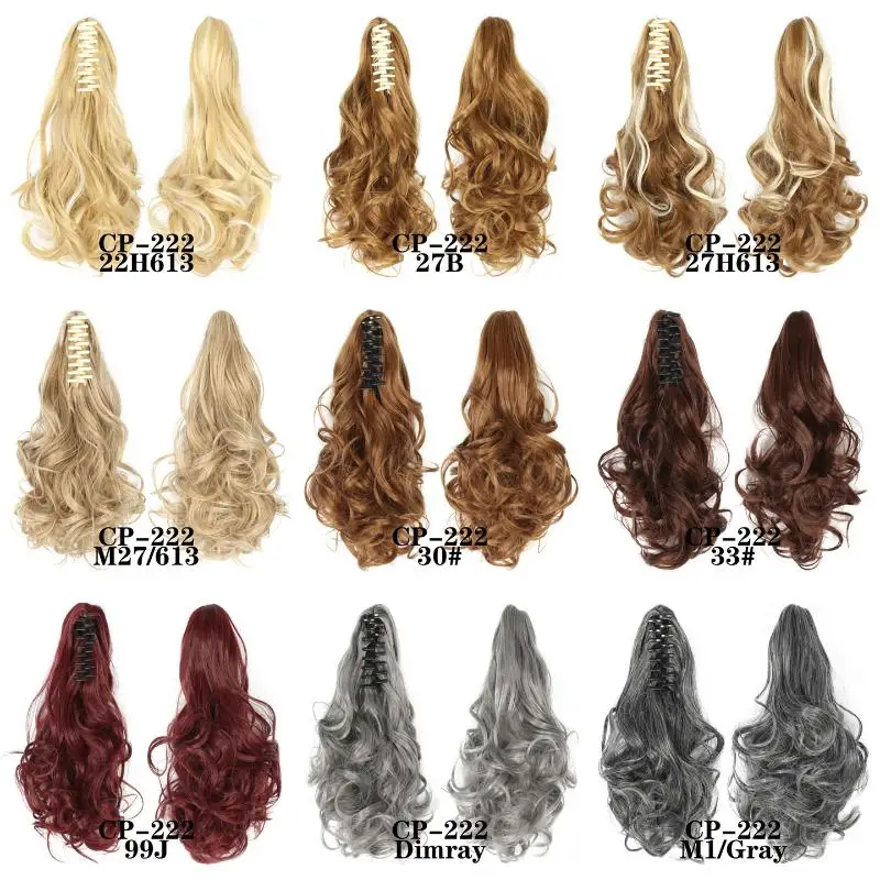 Claw Clip Ponytail Extension Long Curly Synthetic Hairpiece Easy Clip In Wavy Ponytail For Women Daily WearHot Sale
