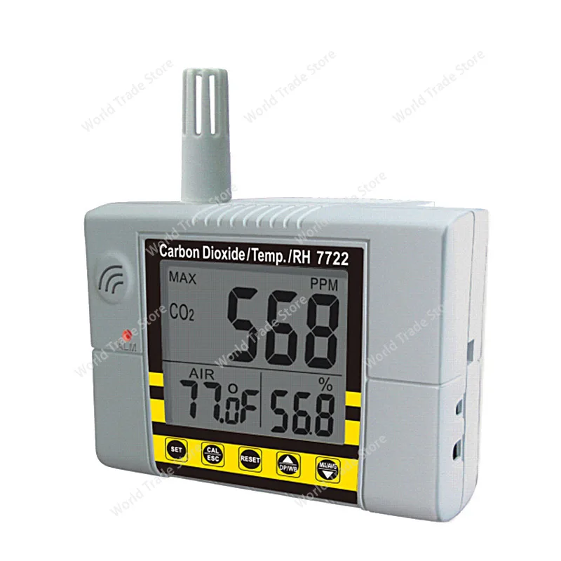 

AZ7722 Настенный детектор газа CO2 для тестирования и обнаружения CO2