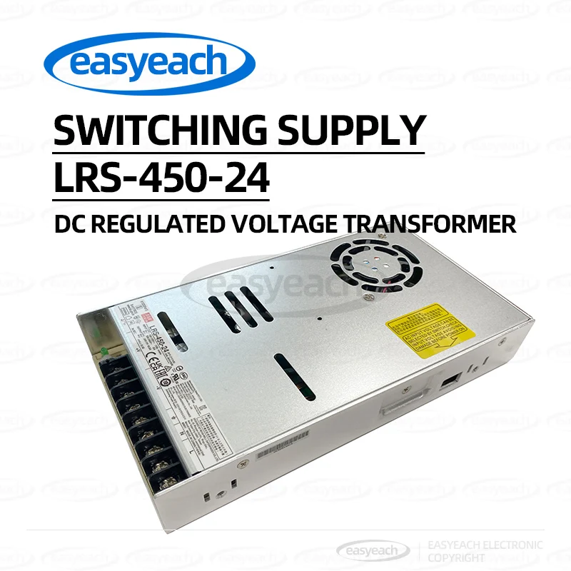 MEAN WELL LRS-450-24 Switching Power Supply DC Voltage Regulator Transformer Monitoring MEAN WELL Power Supply 24V 18.8A