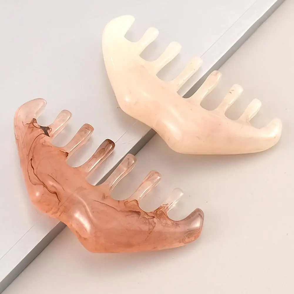 

Расчески для восемь лап, массажная расческа для головы, смола, гуа Ша, соскабливающая расческа для кожи головы, массажный инструмент для лица, ручные инструменты для головы и шеи