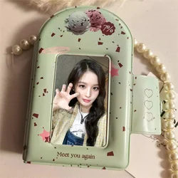 32 Card Slot Postcard Album 3 Inch Photo Organizer Booklet Idol Collector Card Photocards Holder Lomo Card Kpop Binder