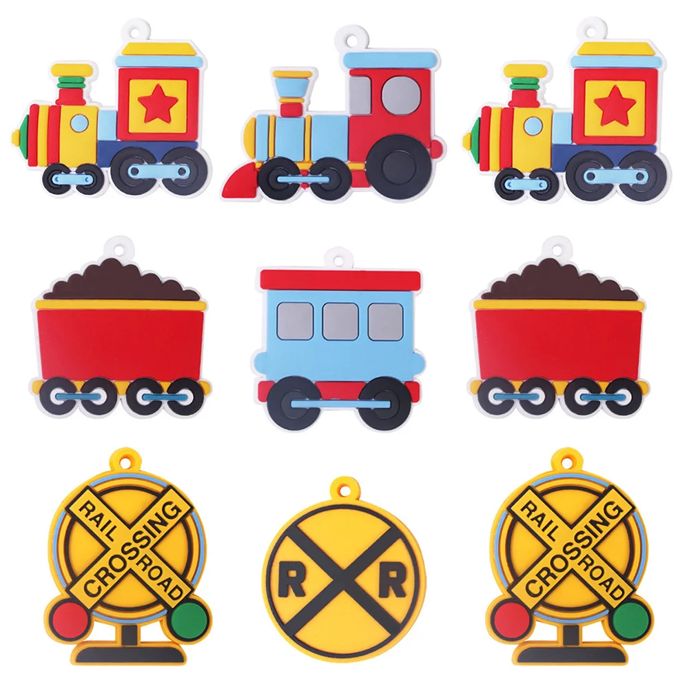 

Train Party Favors 12Pcs Badge Button Kids Train Theme Birthday Supplies Railway Choo Choo Steam Train Traffic Sign Party Decor
