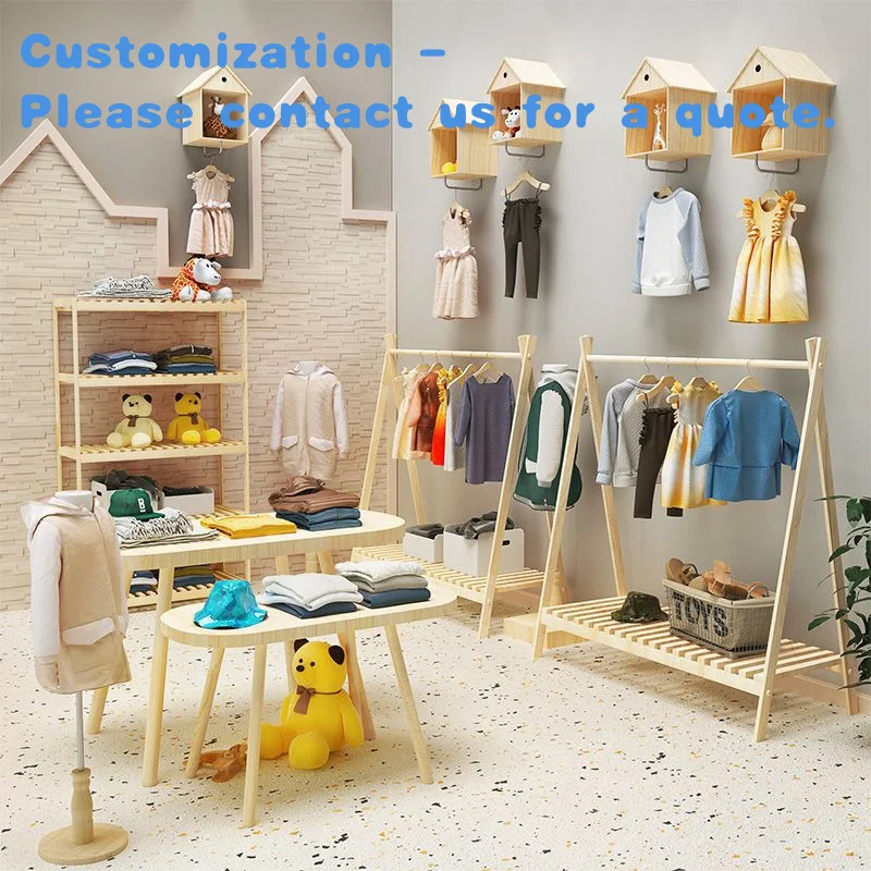 

custom.Modern Retail Kids Clothing Display Stand Store Furniture Display Rack Contemporary Clothing Stores