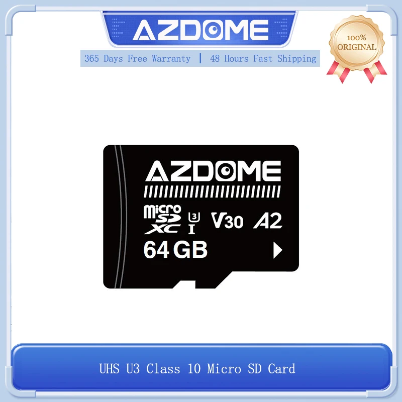 AZDOME 64 ГБ Карта памяти Micro SD microSDXC для AZDOME M550 GS63H Pro PG17-4K M550 Pro M330 M300S M01 Pro Dash Cam U3 A2 V30