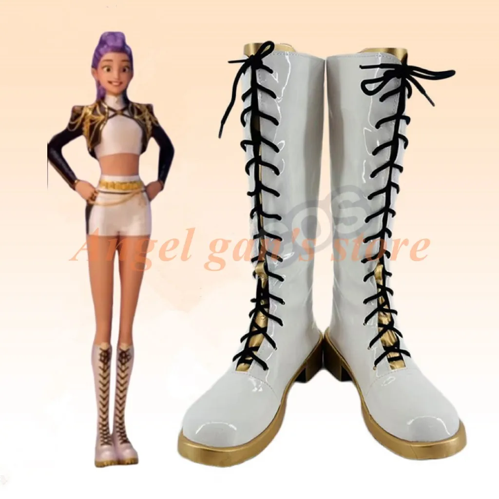 KPop Demon Hunters Rumi Mira Zoey Scarpe cosplay possono realizzare scarpe per bambini Stivali