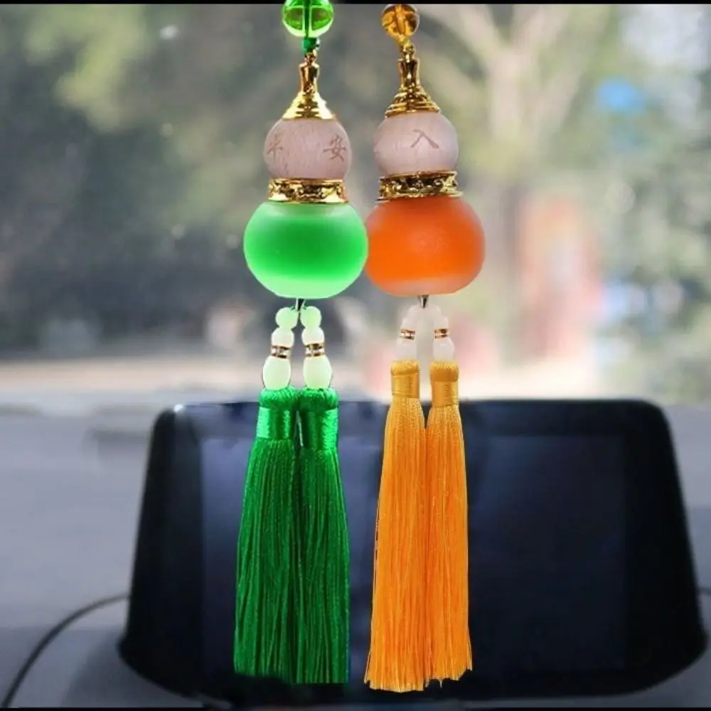 Creative Tassel Gourd Pendant Aroma Diffuser Decoration Auto Interior Accessories Delicate Hanging Charm Car Hanging Crafts