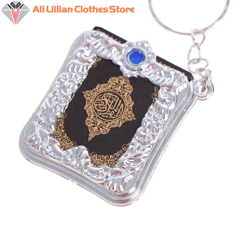 -New Sale.1Pc Mini Holy  Keychain English Religious Miniature Paper Spiritual   Cover Keyring Gift