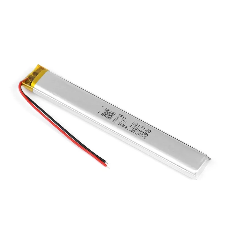 8017120   3.7 فولت 1600 مللي أمبير بطارية ليثيوم أيون بوليمر قابلة للشحن 7817120   البطاريات