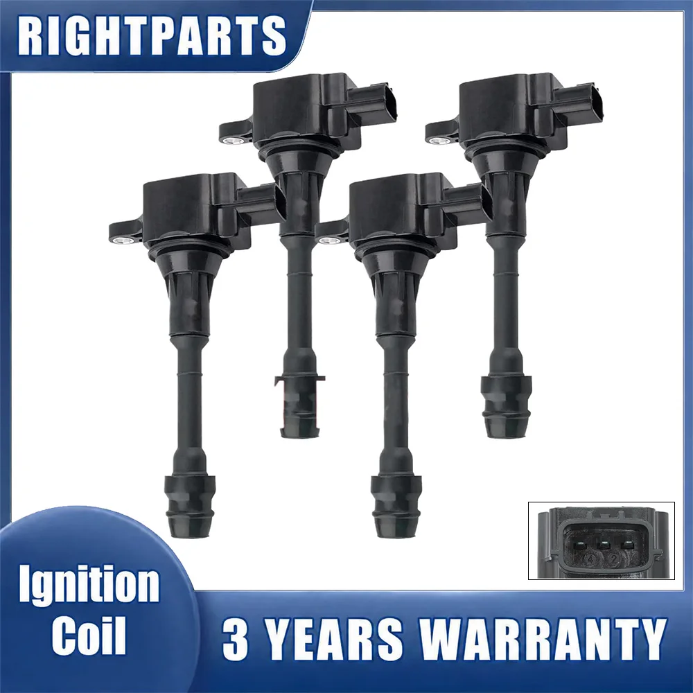4PCS 22448-8H300 UF350 22448-8H310 New Ignition Coil For NISSAN X-TRAIL T30 SENTRA B15 TEANA J31 2.0 Altima 2.5