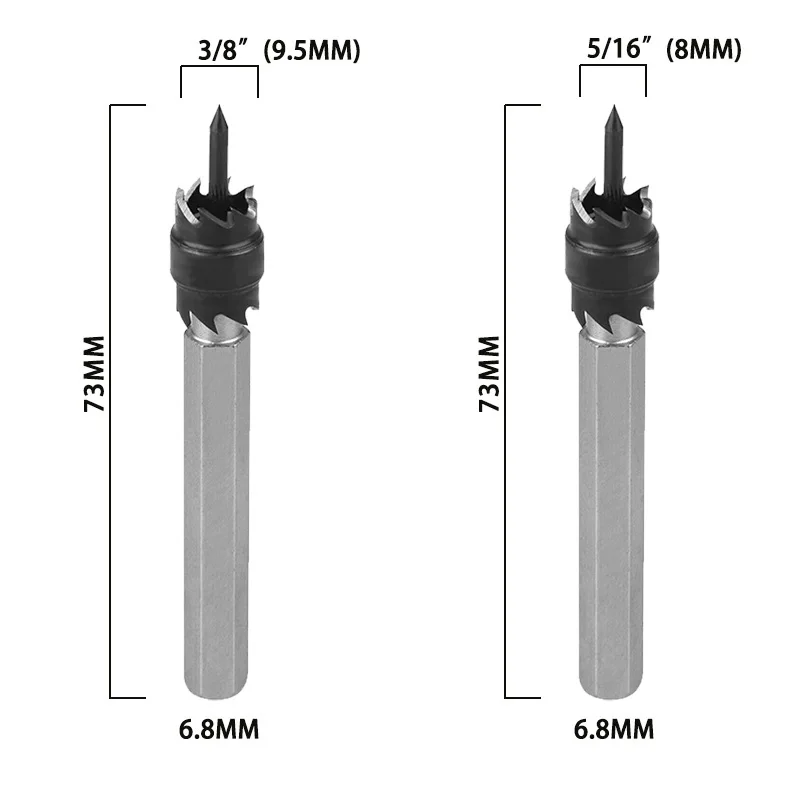 Drill Bit Spot Weld Cutter Remover Double Side Carbide Tip Stainless Steel Separator Auto Body Panel Solder Joint Repair Tool