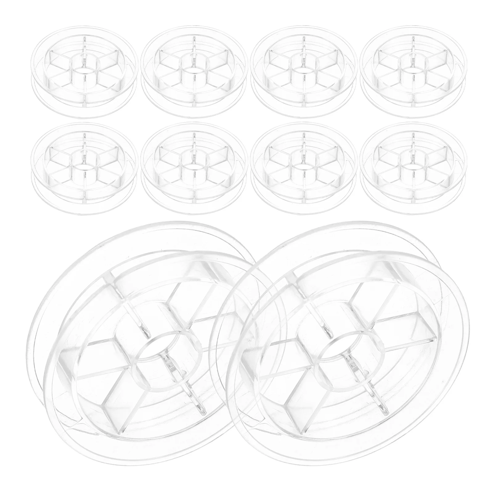 

20pcs Plastic Sewing Thread Holder Yarn Bobbins Knitting Weaving Spools Home Craft Organizer Embroidery Winding Accessories