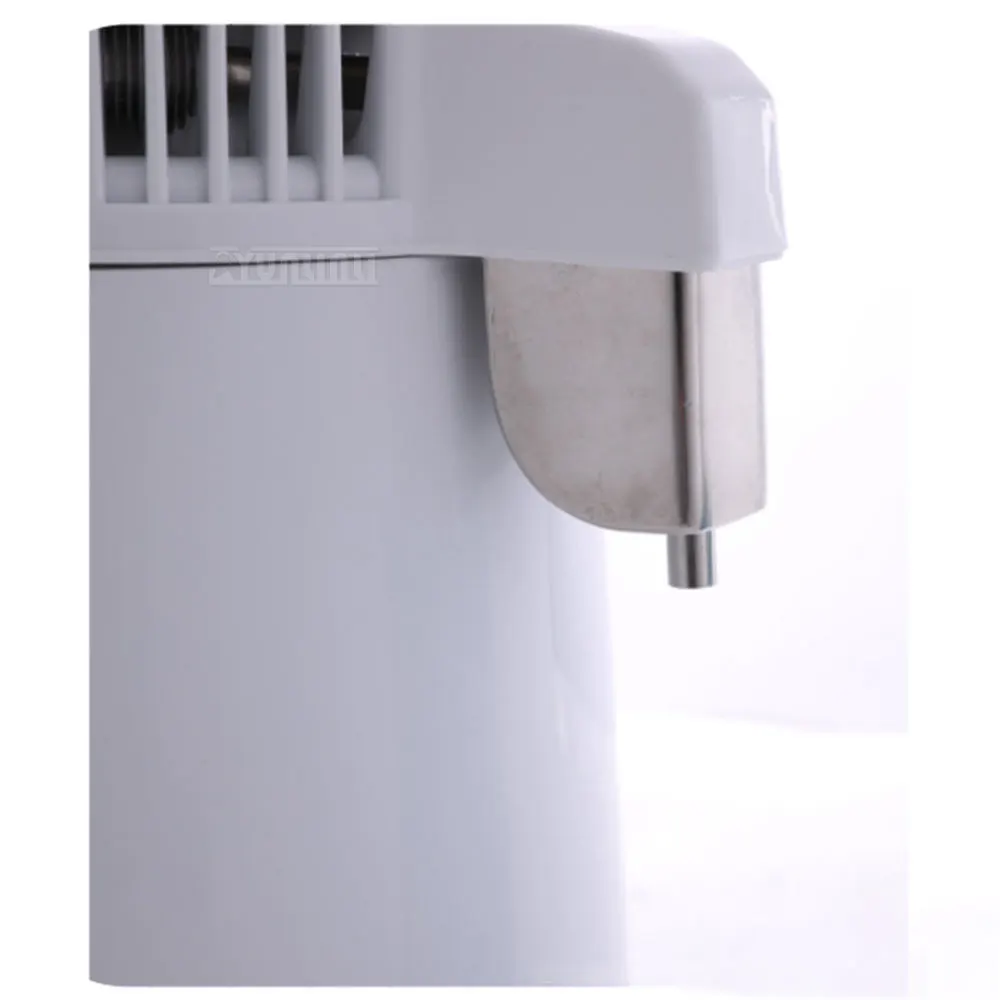 Lab Water Distiller, Distillation Apparatus with Stainless‑Steel Inner Tank, Household Distilled Water Making Machine 1.1L/H