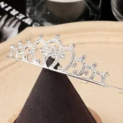 Wedding Bridal Rhinestone Crown Children Crystal Crowns Tiaras Girls Party Crown Hair Accessiories Fashion Jewelry Ornaments