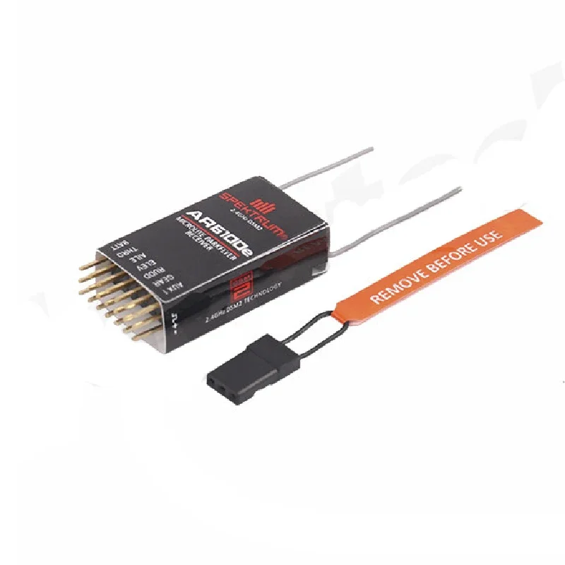 DSM2 AR6100E 6-Channel 2.4GHz RC Receiver Compatible SPEKTRUM DX6I DX7 DX8 DX18 JR DSX6 DSX9 Transmitter of RC Helicopters