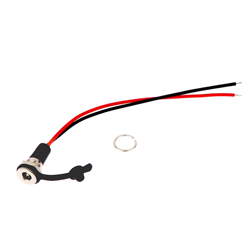 New 1pc 5A IP68 waterproof 5.5 x 2.1MM 5521/5525 DC Power Socket Female Jack Panel Mount Solder Connector Adapter With Nut Snap