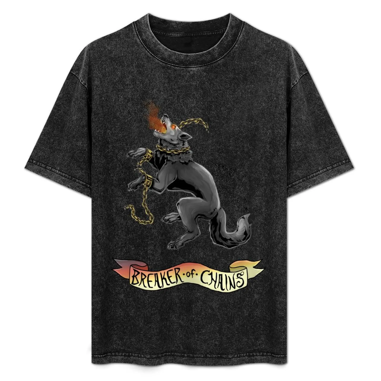 

Fenrir: Breaker of Chains T-Shirt clothes blacks basketball graphic tees valentines clothes compression shirt men