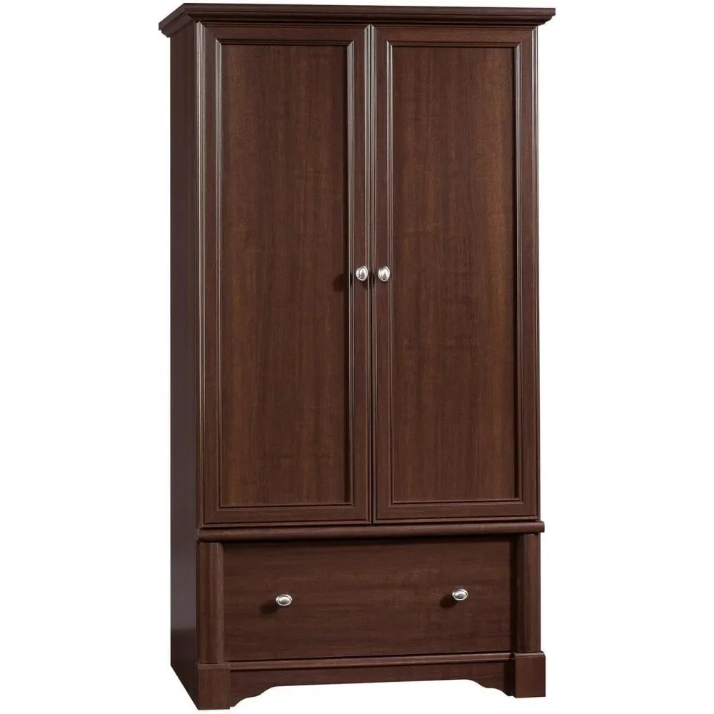 

Armoire Storage Locker Select Cherry Finish Visit the Sauder Store Wardrobe Wardrobe Bedroom Furniture Open Cabinet Hanger Home