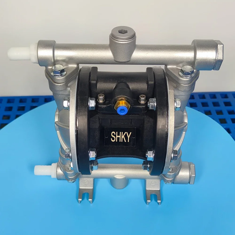 KY-10SLYJPP Mini Portable Pneumatic Pump Aluminum Alloy High Suction Air Operated Explosion-proof Oil Resistant for Water Paint