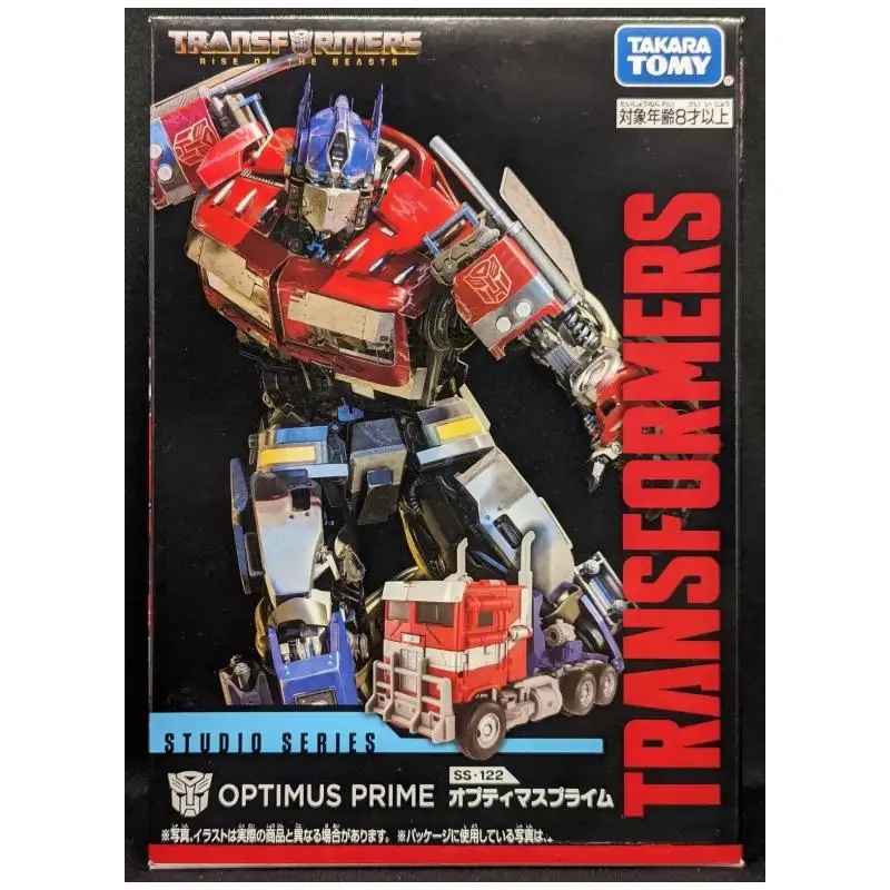 Takara Tomy Transformers Rise Of The Beasts Studio Series SS-122 Voyager Optimus Prime Action Figure Toy Kids Gift