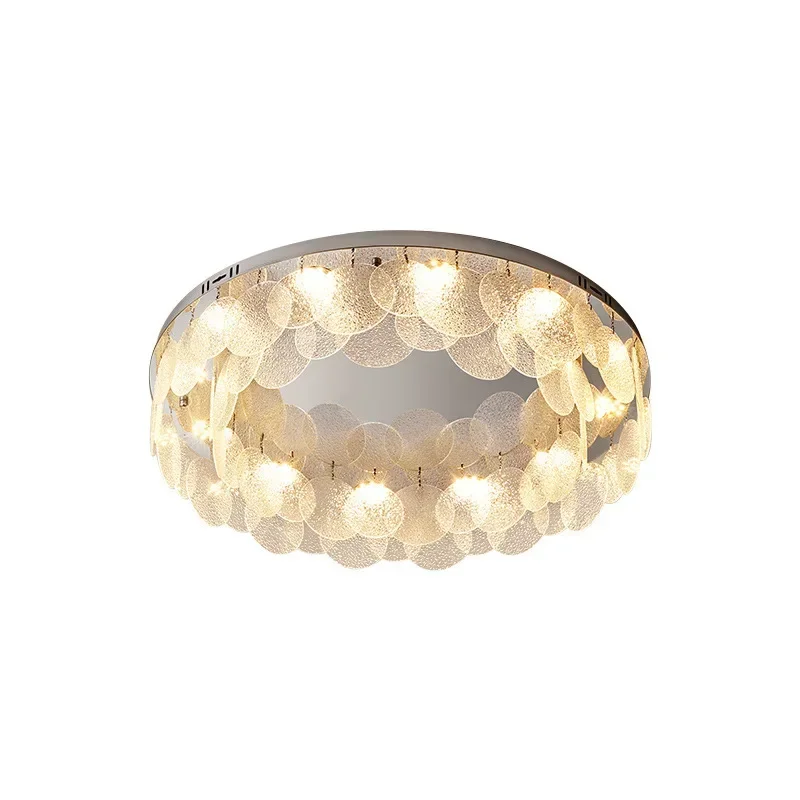 Modern designer LED round ceiling light simple creative model room living room study dining room light