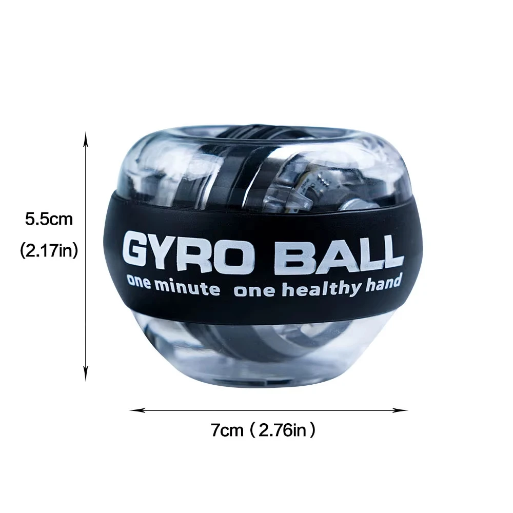Handgelenk-Krafttrainer-Ball Selbststartender Power-Gyro-Ball Arm- und Handmuskel-Krafttrainingsgerät – Detail 3