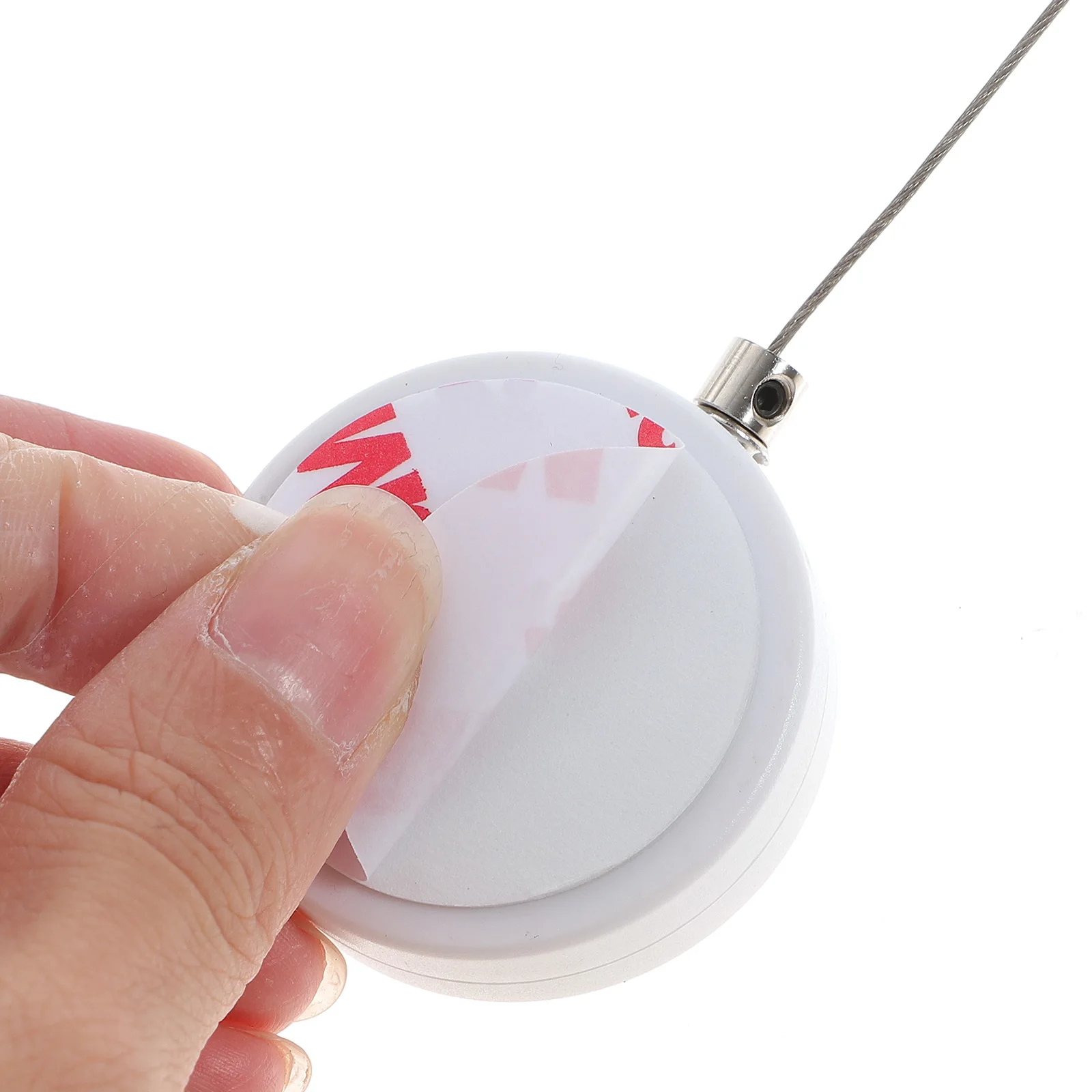 

5pcs Anti-lost Steel Wire Coiler Retractable Cable Box 90cm VR Display Anti-theft Supplies Phone Shop Exhibitions Self-adhesive