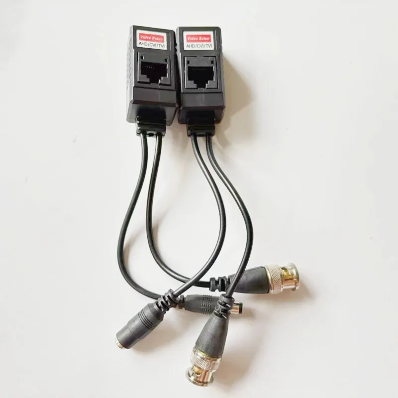 

8MP BNC TO RJ45 HD Video Balun 2 в 1 BNC + разъемы постоянного тока Видеотрансивер видеонаблюдения для камеры 8MP/5MP/3MP/1080P AHD/CVI/TVI/CVBS