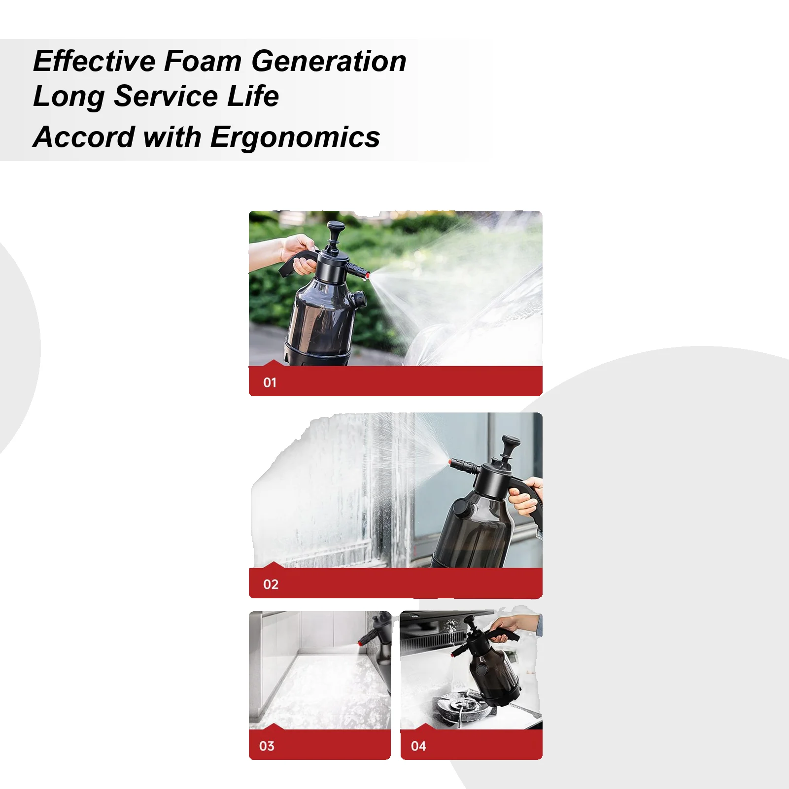 

Распылитель пены для автомойки большой емкости, лейка, быстроразъемная ручная пенопластовая пушка, снежная пена, распылитель для автомойки, лейка