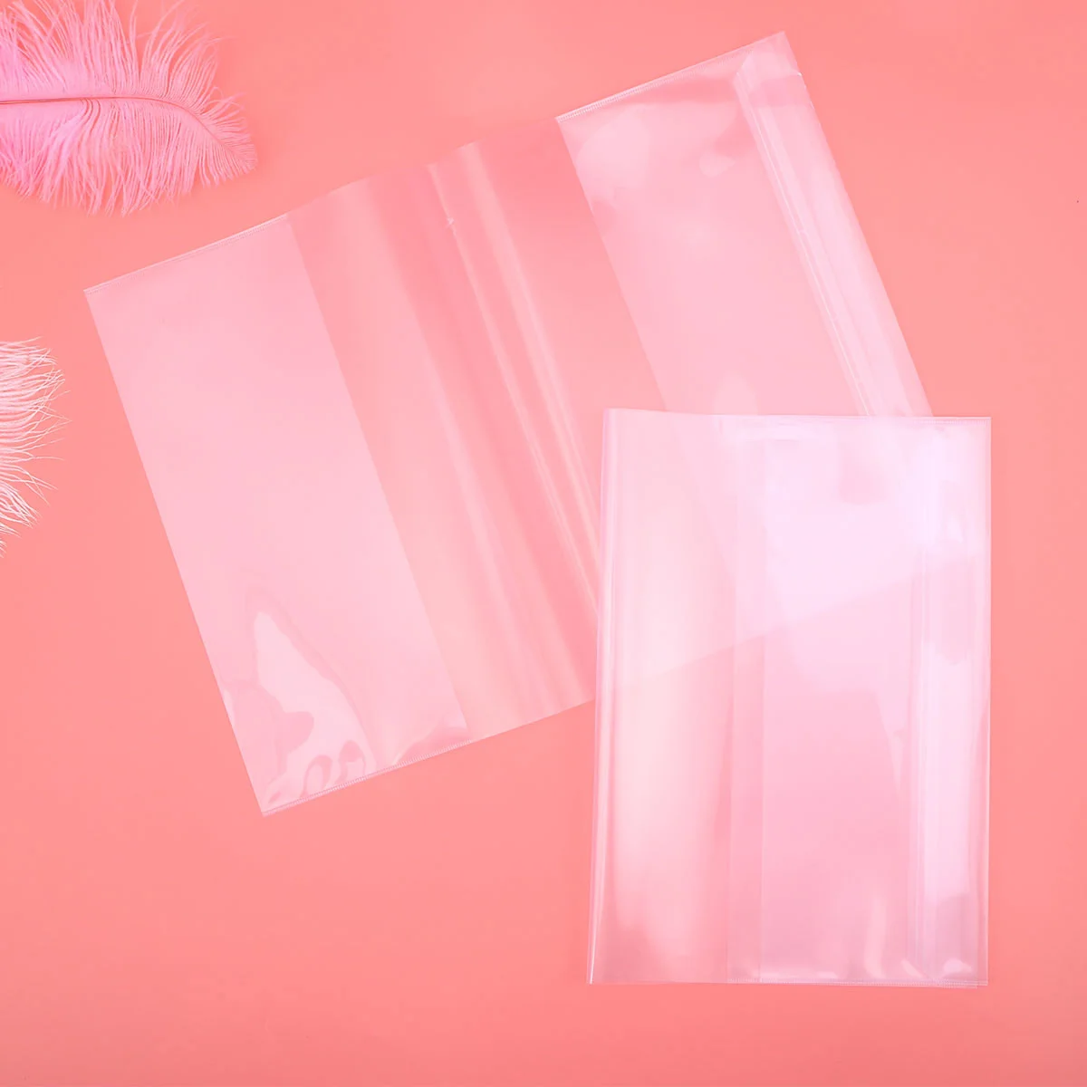 

5 Pcs Transparent Books Cover Waterproof Stickers Clear Protector Protective School