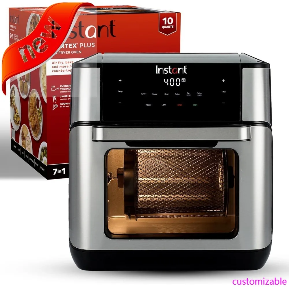 

НОВАЯ воздушная фритюрница Instant Pot 10QT, функции 7 в 1 с вечерней технологией четкости, которая четкости, лука, выпечки, обжарки, обезвоживания, пород