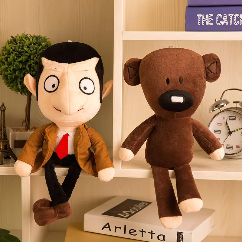 Funny Mr. Bean Teddy Bear Plush Toys Comedy Cartoon Movie Characters Cute Animals Baby Plush Dolls Mini Pillow Soft Kids Gifts