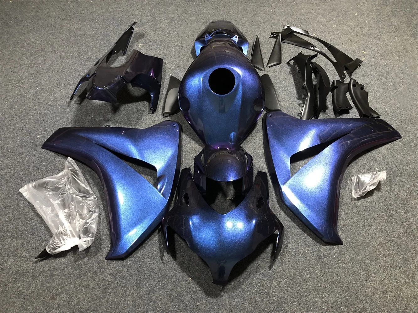 The motorcycle fairing kit is suitable for CBR1000RR 2008 2009 2010 2011 CBR1000 08 09 10 11 fairing blue purple motorcycle hous