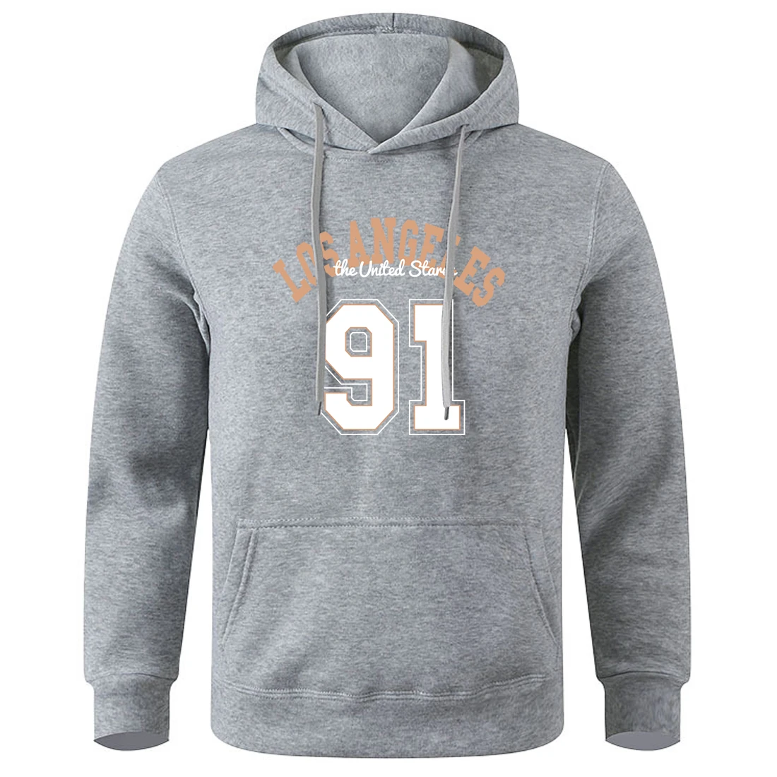 

Los Angeles 91 The United States Men Hooded Loose Oversized Tracksuit Casual Sports Street Hoody Vintage Fashion Classic Hoodies