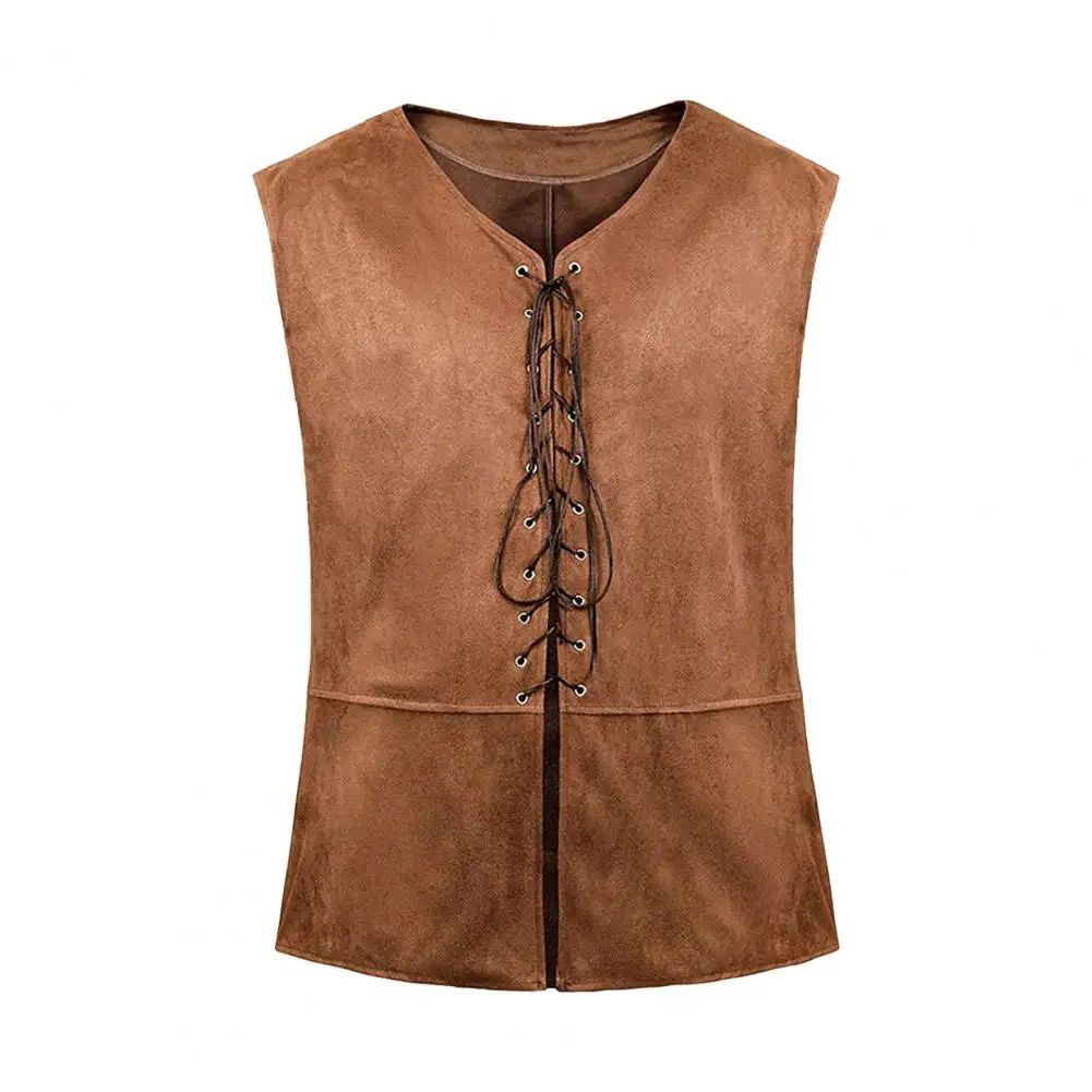 القرون الوسطى عصر النهضة سترة هالوين موضوع حفلة كاوبوي الغربية تأثيري حلي بلا أكمام الدانتيل يصل القوطية Steampunk صدرية #4