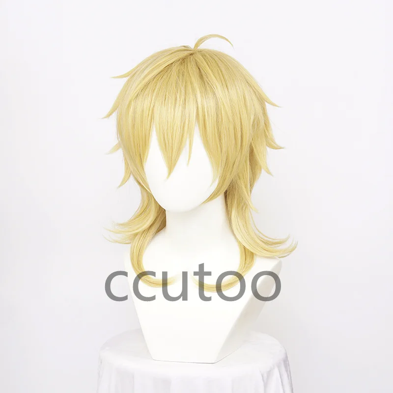 ccutoo Synthetic Ensemble Stars Cosplay Wig Hakaze Kaoru Heat Resistant Halloween Hair+ Free Wig Cap