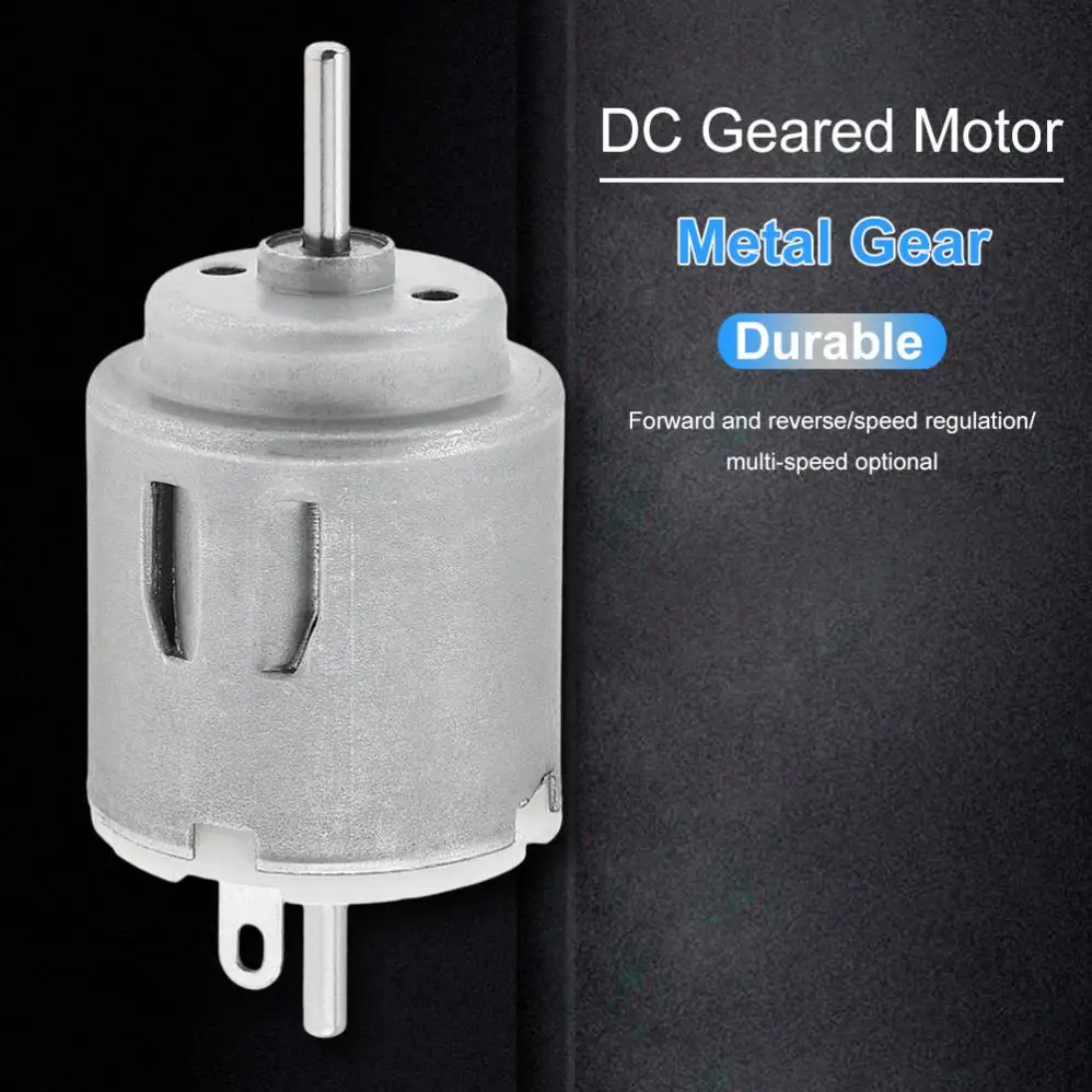 R140 DC 모터 더블 샤프트 출력 4.5V 10000RPM 고속 마이크로 모터, DIY 장난감 전동 공구