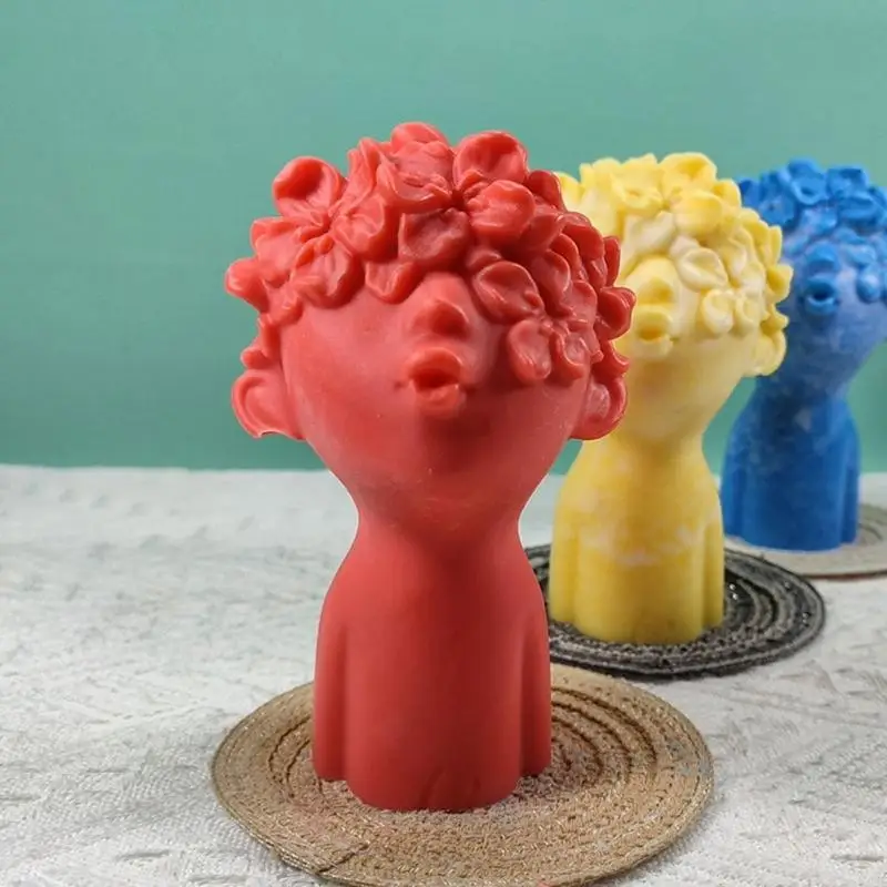 U90E Figure Mold DIY Plaster Mold Scented Home Ornament