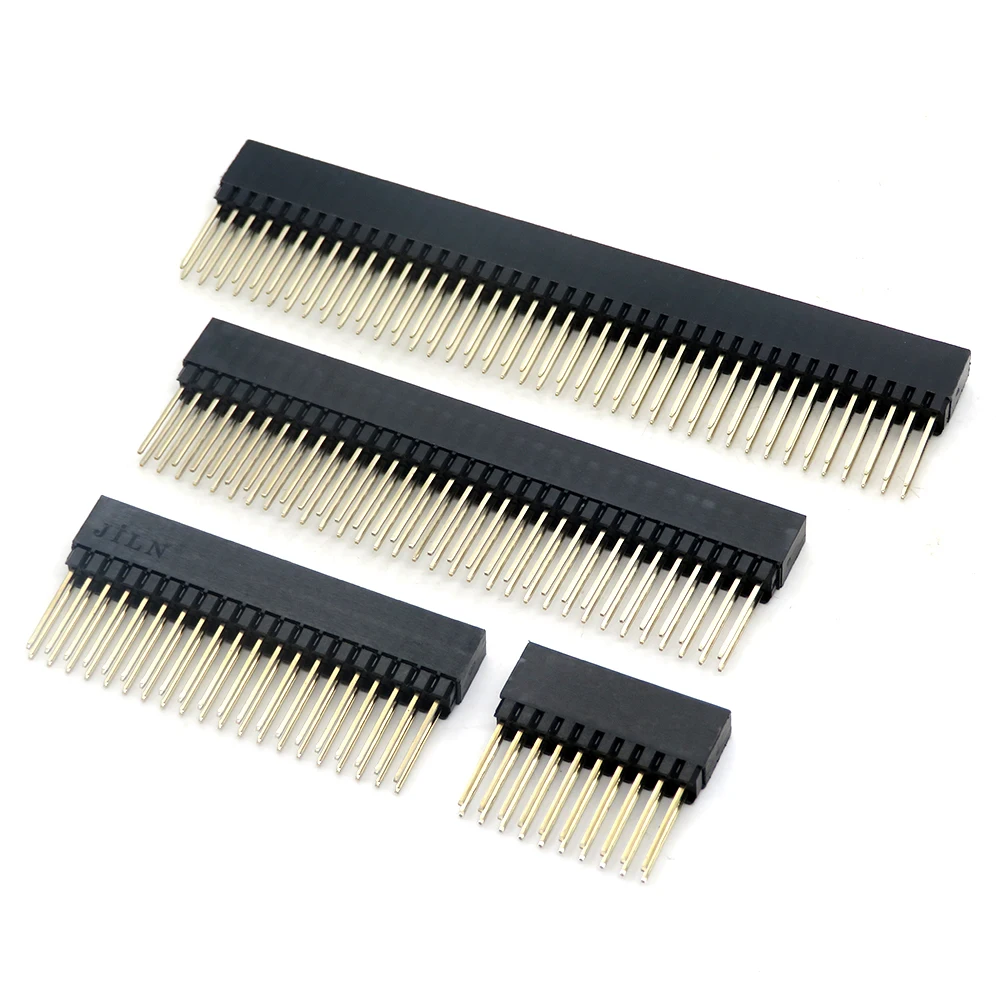 1PCS 2.54mm 2x10P/16P/20P/25P/32P/40 Pin Female Stacking Header Connector Dual Row 2x20P PC104 For Raspberry Pi 2